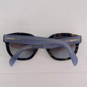 PRADA -Tortoise & Blue Sunglasses. Frames in Great Condition (Scratched Lenses)